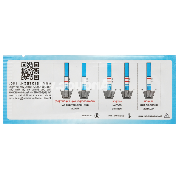 Que thử thai Amvistick One-step hCG Pregnancy Test