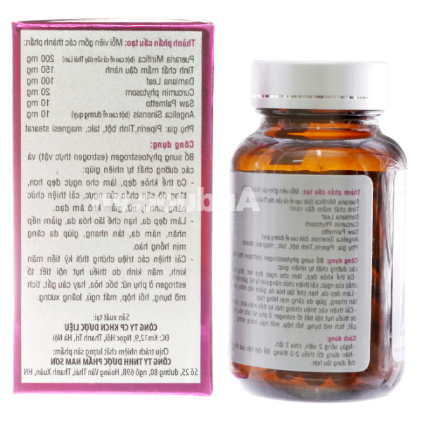 Đào Hồng Đơn Venus hỗ trợ tăng kích thước vòng một chai 60 viên