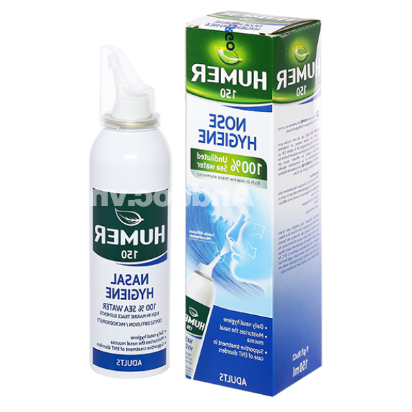 Xịt mũi Humer 150 Nose Hygiene vệ sinh mũi chai 150ml