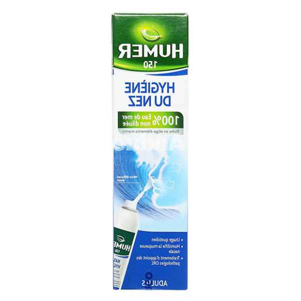 Xịt mũi Humer 150 Nose Hygiene vệ sinh mũi chai 150ml