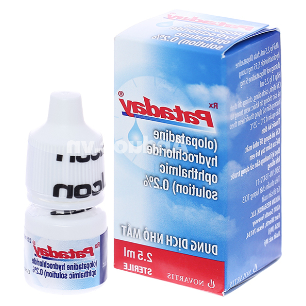 Dung dịch nhỏ mắt Pataday 0.2% phòng và trị viêm kết mạc dị ứng lọ 2.5ml