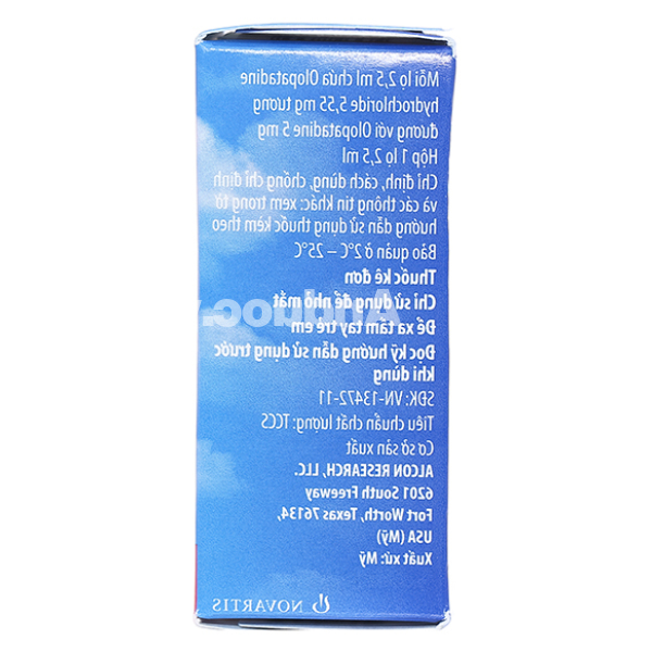 Dung dịch nhỏ mắt Pataday 0.2% phòng và trị viêm kết mạc dị ứng lọ 2.5ml