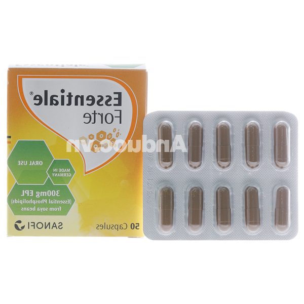 Essentiale Forte 300mg cải thiện triệu chứng trong bệnh lý viêm gan (5 vỉ x 10 viên)