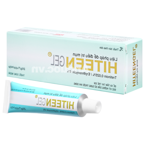 Hiteen Gel trị mụn trứng cá tuýp 20g