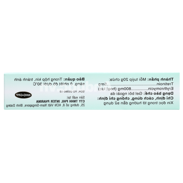 Hiteen Gel trị mụn trứng cá tuýp 20g
