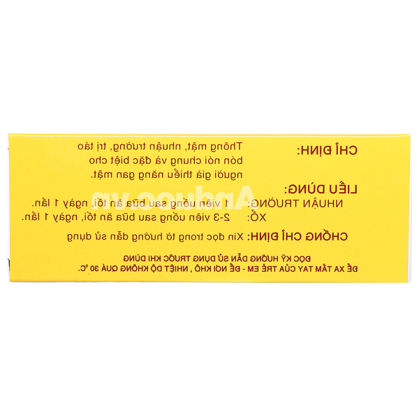 Phytilax thông mật, nhuận trường (3 vỉ x 10 viên)