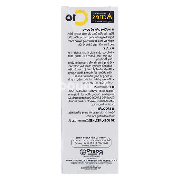 Serum Acnes C10 làm mờ thâm nám, sáng da chai 15ml