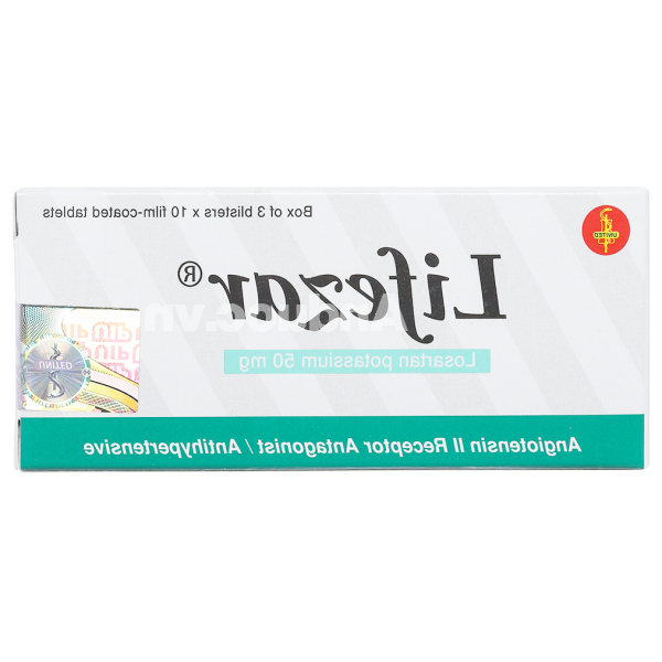 Lifezar 50mg trị tăng huyết áp (3 vỉ x 10 viên)