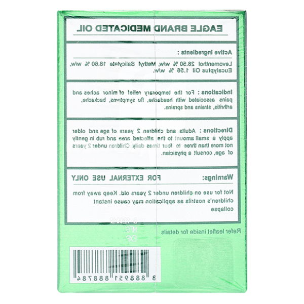 Dầu gió xanh Con Ó chai 12ml