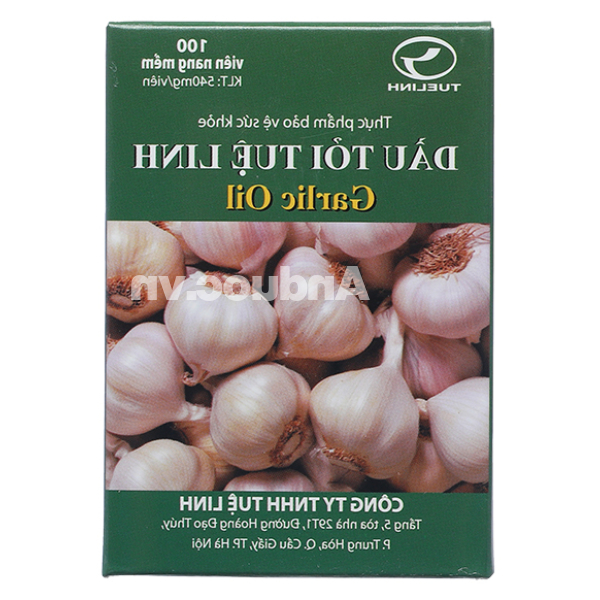 Dầu Tỏi Tuệ Linh hỗ trợ giảm mỡ máu, ngừa xơ vữa chai 100 viên