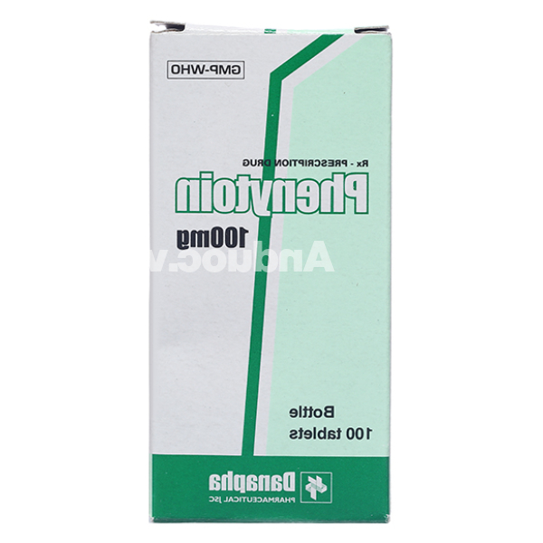 Phenytoin Danapha 100mg trị động kinh lọ 100 viên