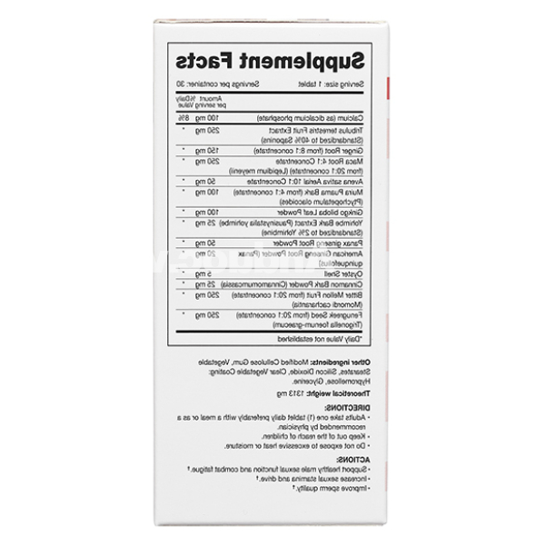 Lab Well Via Him bồi bổ, tăng cường sinh lực nam giới hộp 30 viên