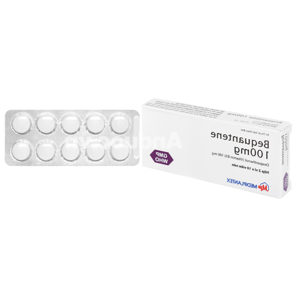 Bequantene 100mg trị rụng tóc lan tỏa (2 vỉ x 10 viên)