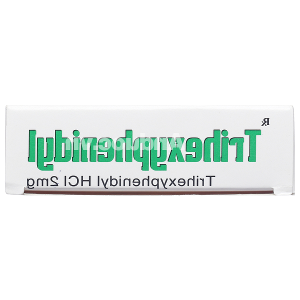 Trihexyphenidyl 2mg trị phụ trợ hội chứng Parkinson (5 vỉ x 20 viên)
