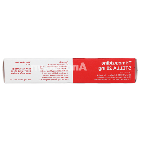 Trimetazidine Stella 20mg trị đau thắt ngực (2 vỉ x 30 viên)