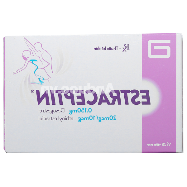 Estraceptin thuốc tránh thai hằng ngày (1 vỉ x 28 viên)