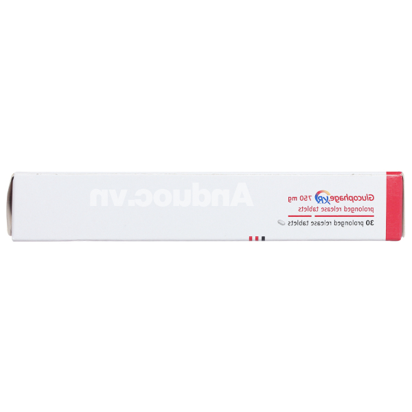Glucophage XR 750mg trị đái tháo đường tuýp 2 (2 vỉ x 15 viên)