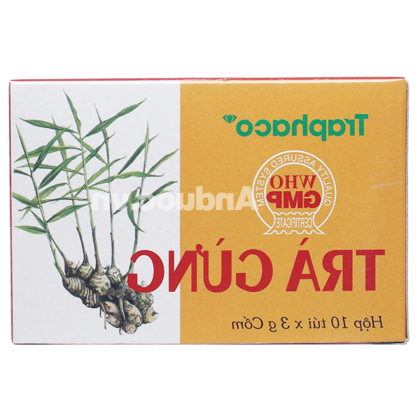Trà gừng hòa tan Traphaco giảm đau bụng, đầy trướng hộp 10 gói
