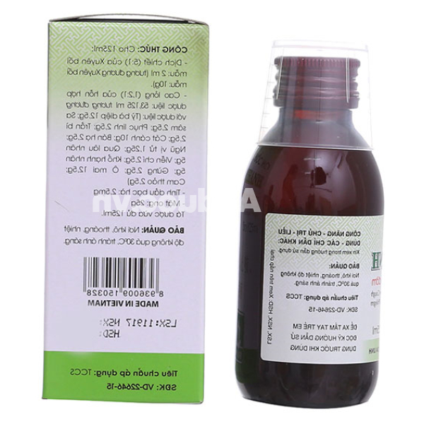 Siro Bảo Thanh trị ho, bổ phế chai 125ml