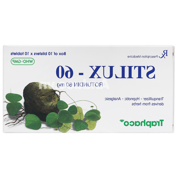 Stilux-60 giảm lo âu, căng thẳng (10 vỉ x 10 viên)