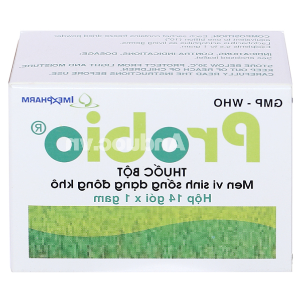 Bột men vi sinh Pms-Probio hỗ trợ trị rối loạn tiêu hóa (14 gói x 1g)
