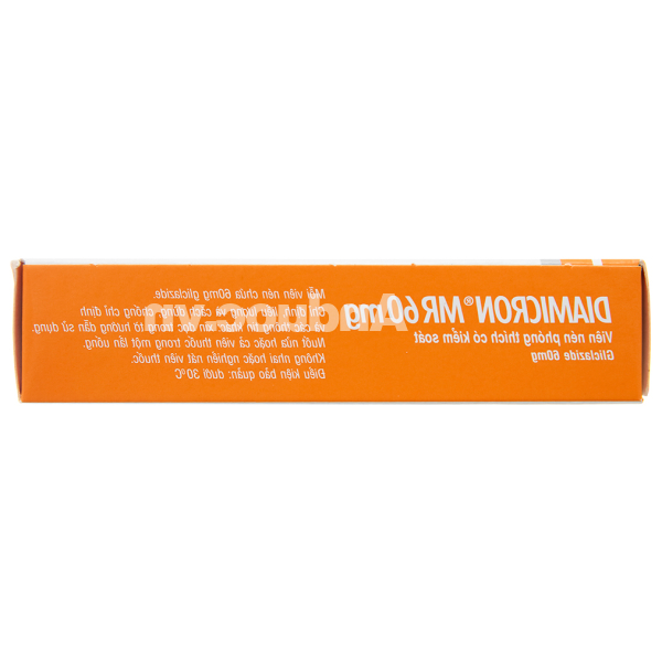 Diamicron MR 60mg trị đái tháo đường tuýp 2 (2 vỉ x 15 viên)