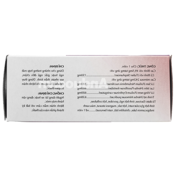 Mimosa Viên An Thần hỗ trợ trị mất ngủ, suy nhược thần kinh (5 vỉ x 10 viên)
