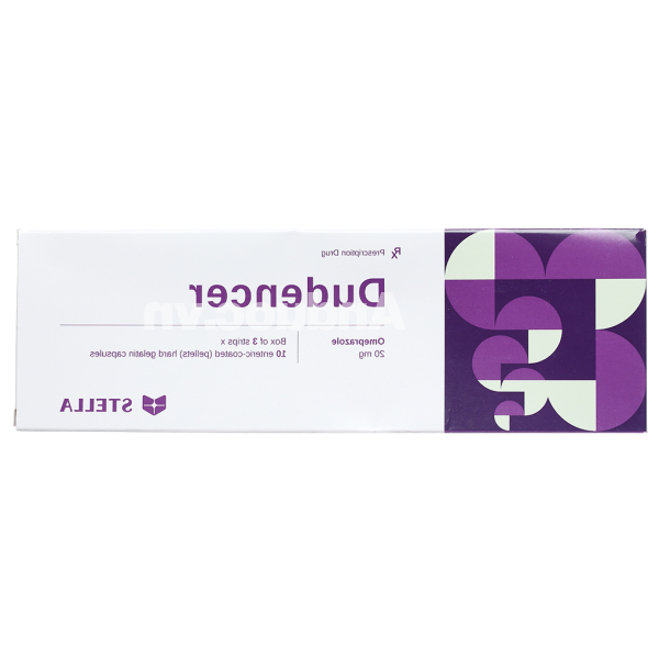 Dudencer 20mg trị trào ngược dạ dày, thực quản (3 vỉ x 10 viên)