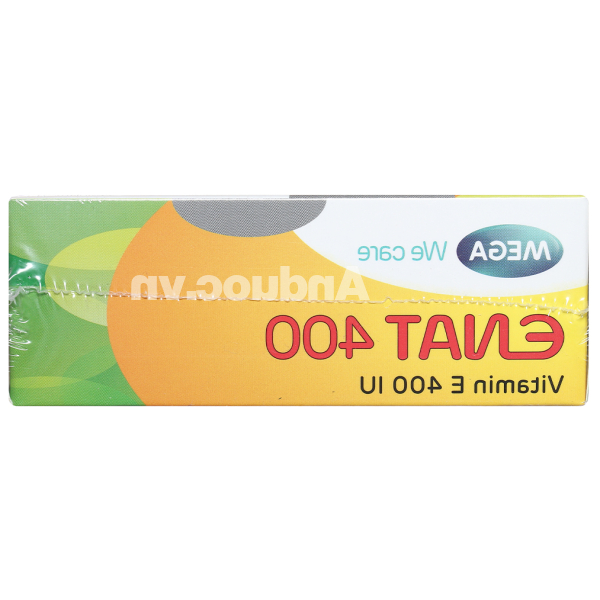 Enat 400 bổ sung vitamin E, ngừa lão hóa (3 vỉ x 10 viên)