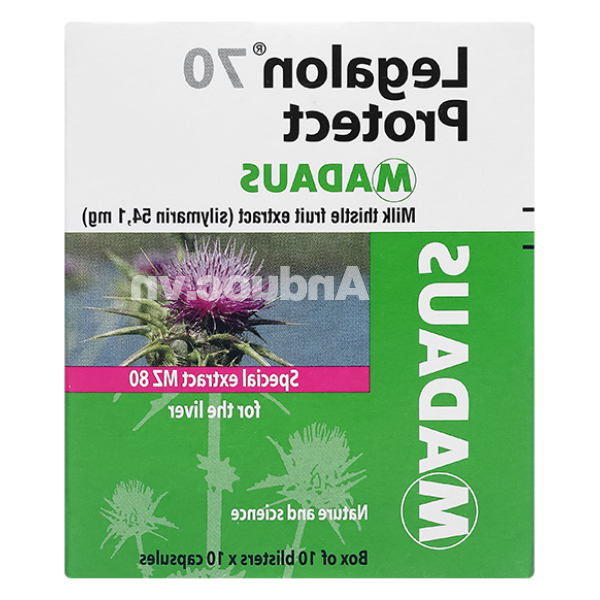 Legalon 70 hỗ trợ trị bệnh viêm gan, xơ gan (10 vỉ x 10 viên)