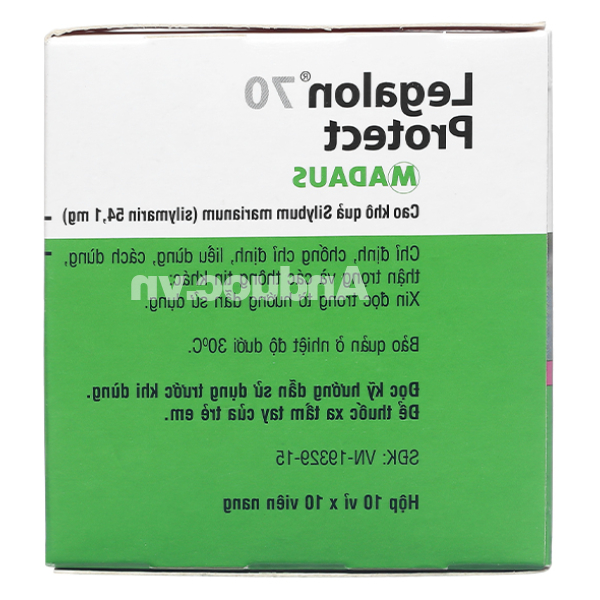 Legalon 70 hỗ trợ trị bệnh viêm gan, xơ gan (10 vỉ x 10 viên)