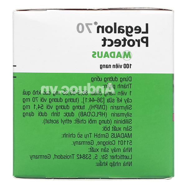 Legalon 70 hỗ trợ trị bệnh viêm gan, xơ gan (10 vỉ x 10 viên)