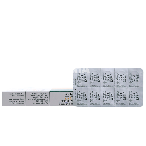 Mobic 15mg giảm đau, kháng viêm xương khớp (2 vỉ x 10 viên)
