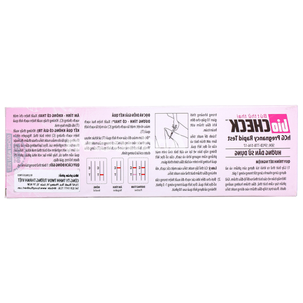 Bút thử thai Biocheck Early Detection hCG Pregnancy Rapid Test