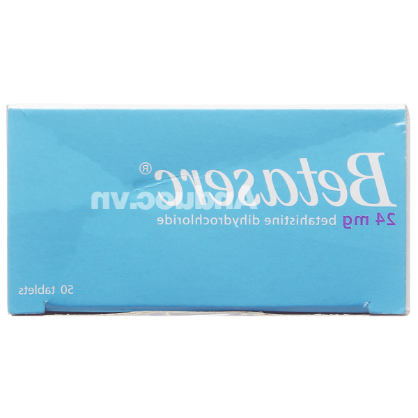 Betaserc 24mg trị ù tai, chóng mặt tiền đình (5 vỉ x 10 viên)