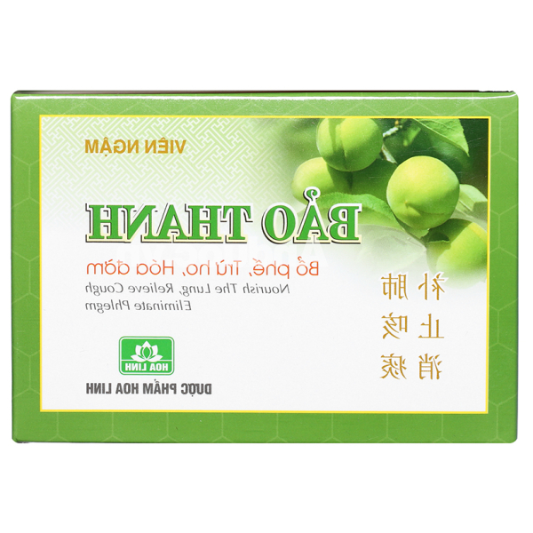 Viên ngậm Bảo Thanh trị ho, bổ phế (20 vỉ x 5 viên)