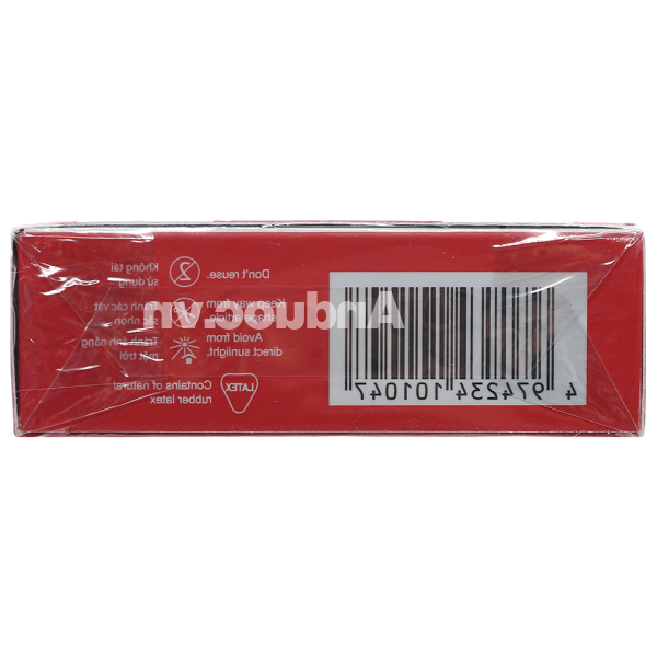 Bao cao su Sagami Xtreme Feel Long có chấm bi nhỏ 55mm hộp 10 cái