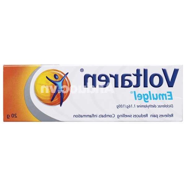 Gel bôi Voltaren Emulgel 1% giảm đau, kháng viêm xương khớp tuýp 20g