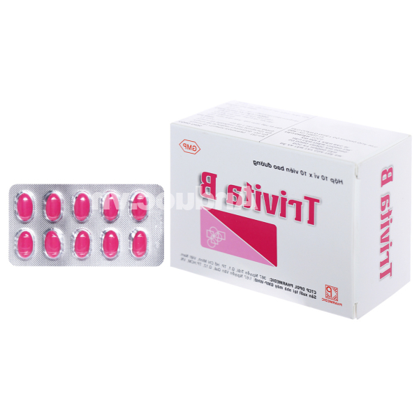 Trivita B trị đau nhức thần kinh, đau gân khớp, mệt mỏi (10 vỉ x 10 viên)