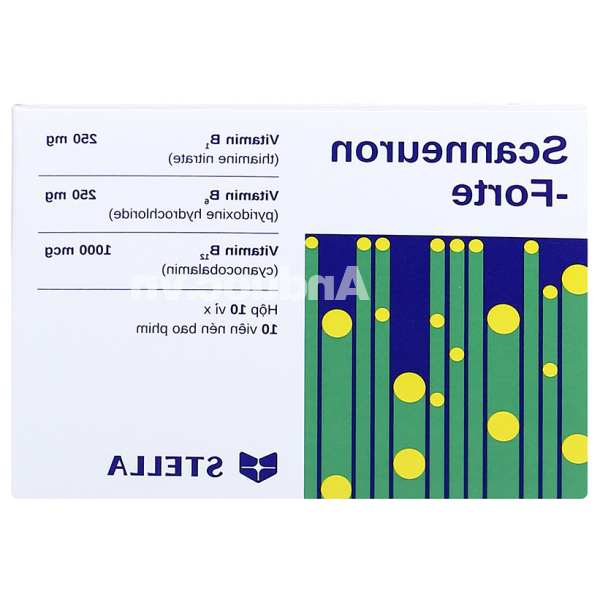 Scanneuron - Forte hỗ trợ trị các rối loạn hệ thần kinh (10 vỉ x 10 viên)