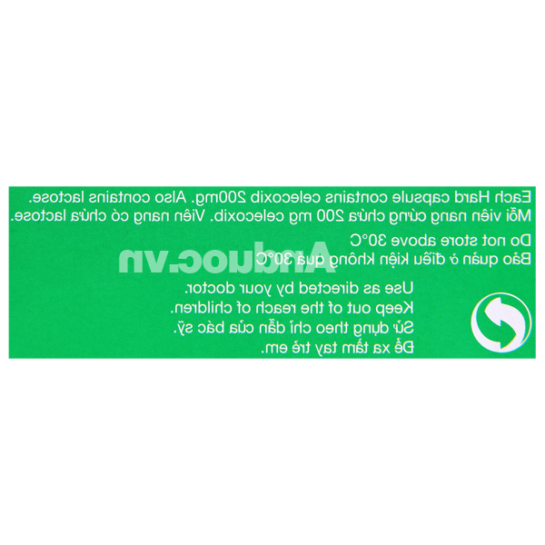 Celebrex 200mg giảm đau, kháng viêm xương khớp (3 vỉ x 10 viên)