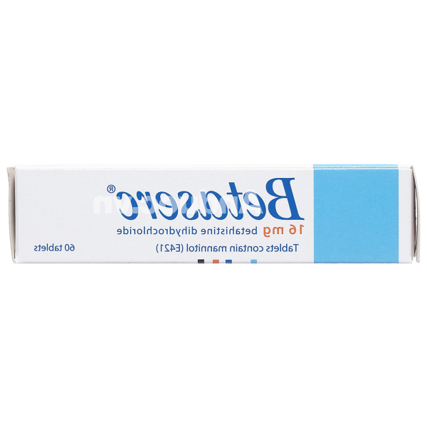 Betaserc 16mg trị rối loạn tiền đình (3 vỉ x 20 viên)
