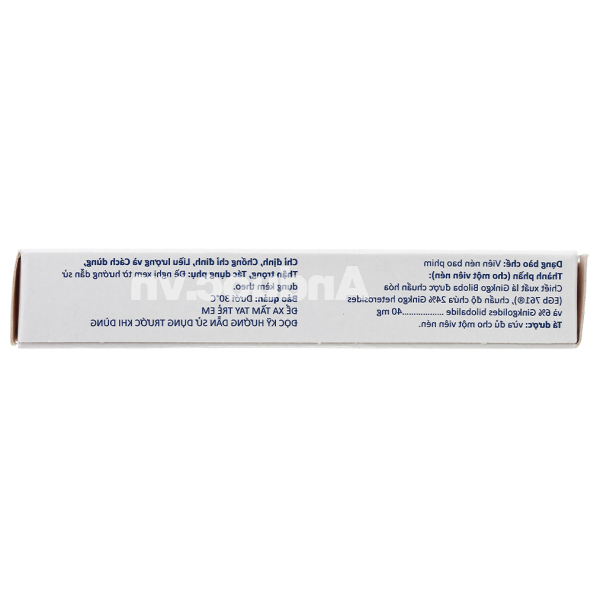 Tanakan 40mg trị rối loạn nhận thức ở người lớn tuổi (2 vỉ x 15 viên)