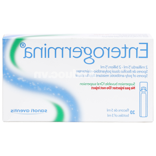 Hỗn dịch men vi sinh Enterogermina 2 tỷ/5ml trị rối loạn tiêu hóa (20 ống x 5ml)