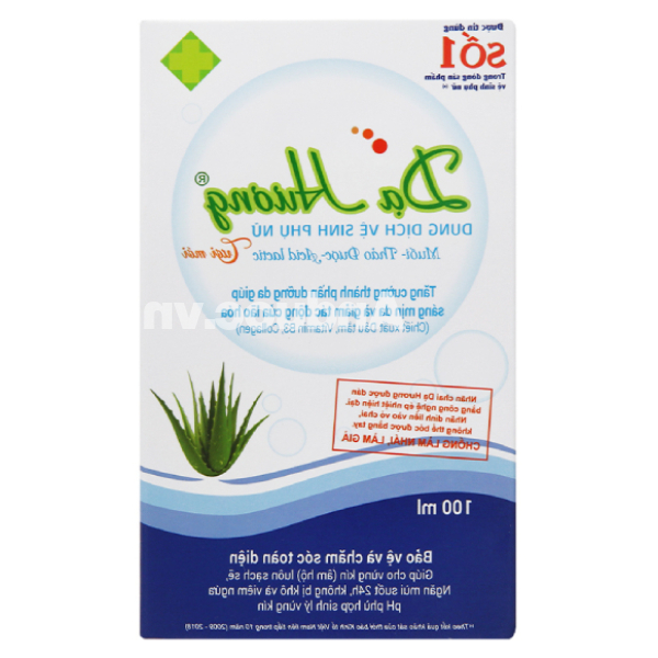 Dung dịch vệ sinh phụ nữ Dạ Hương muối, thảo dược khử mùi chai 100ml