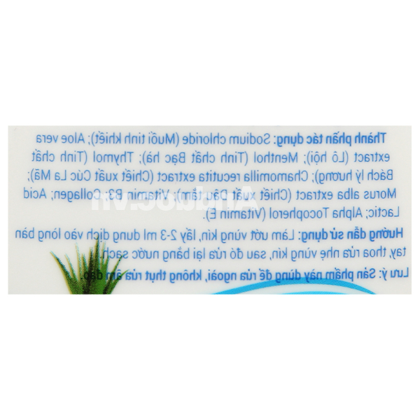 Dung dịch vệ sinh phụ nữ Dạ Hương muối, thảo dược khử mùi chai 100ml