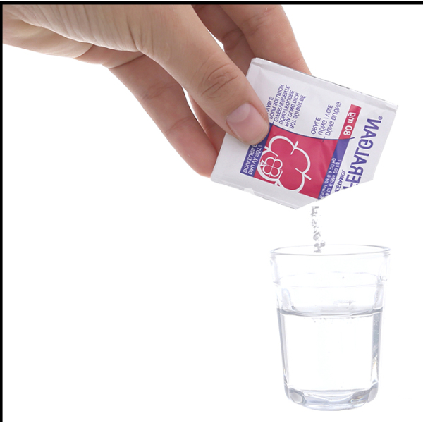 Bột sủi Efferalgan 80mg giúp giảm đau, hạ sốt (12 gói x 0.52g)