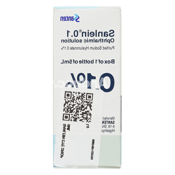 Dung dịch nhỏ mắt Sanlein 0.1% trị rối loạn biểu mô kết-giác mạc lọ 5ml