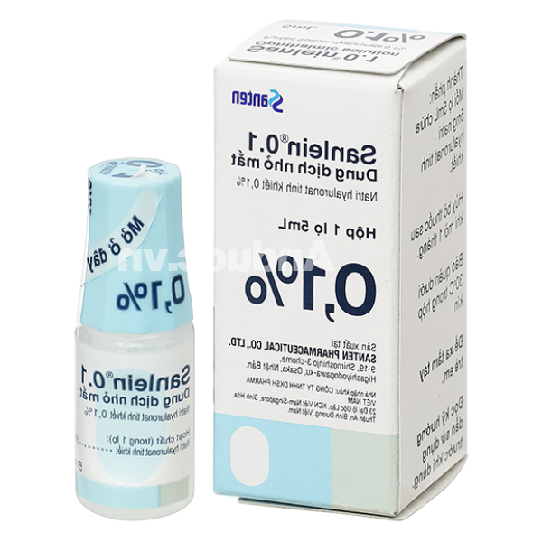 Dung dịch nhỏ mắt Sanlein 0.1% trị rối loạn biểu mô kết-giác mạc lọ 5ml
