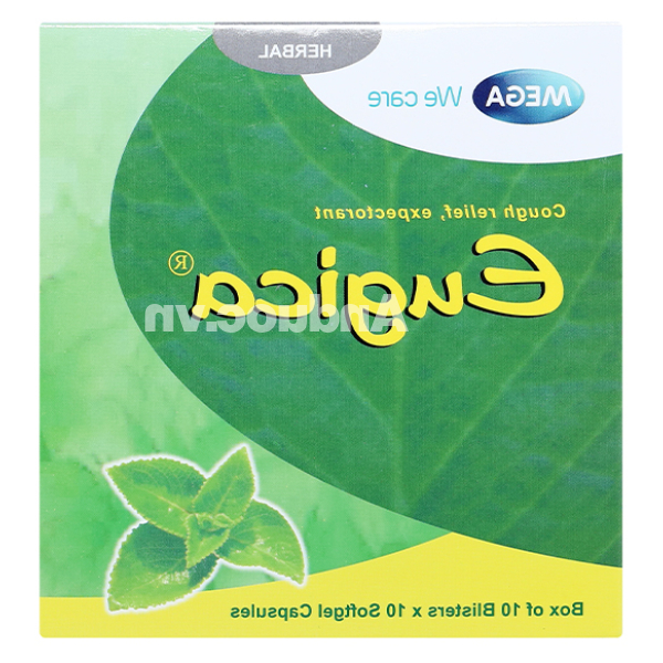 Eugica trị ho, đau họng, sổ mũi, cảm cúm, long đàm (10 vỉ x 10 viên)